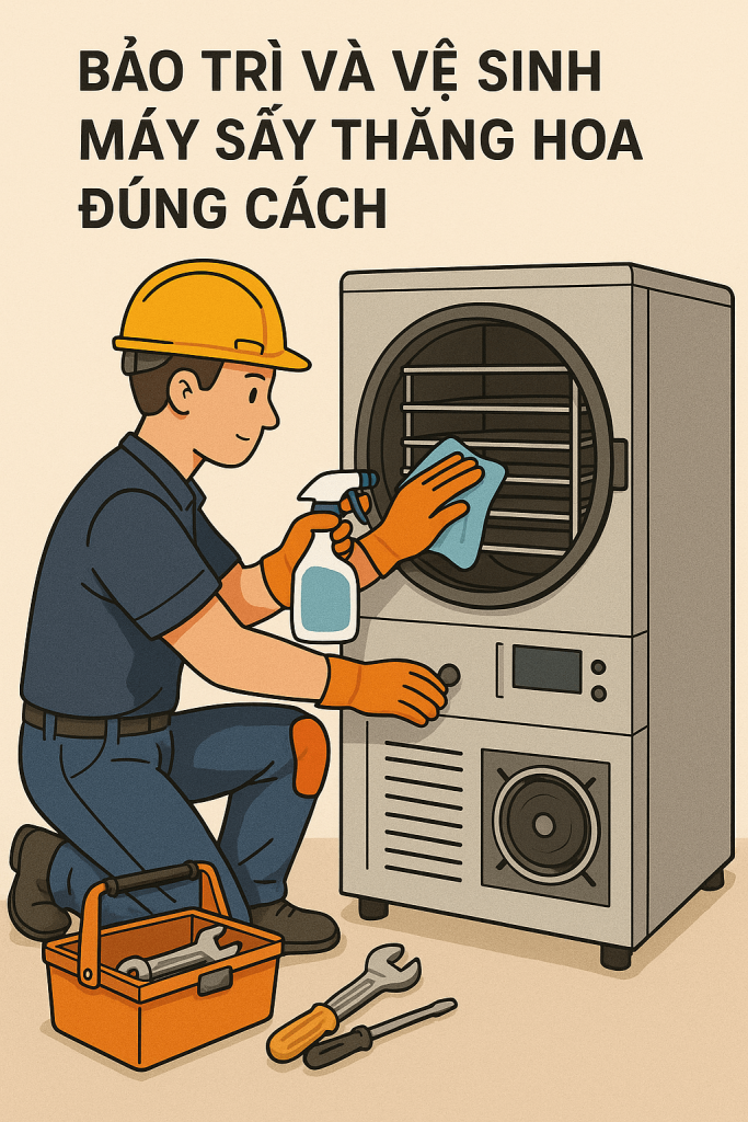 Tại sao cần bảo trì máy sấy thăng hoa thường xuyên?