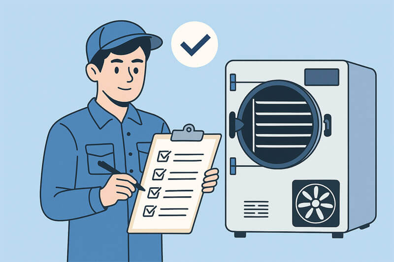 Checklist Kỹ Thuật Cần Kiểm Tra Khi Mua Máy Sấy Thăng Hoa