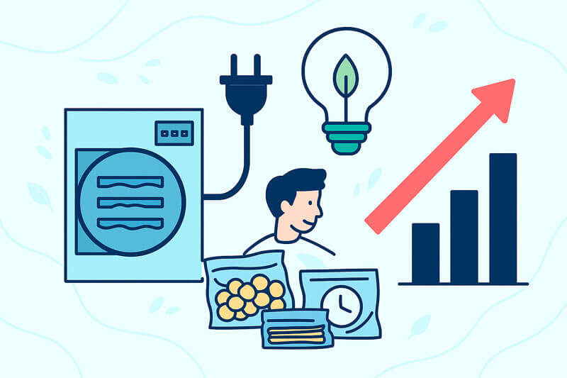 Sấy Thăng Hoa và Bài Toán Tiêu Thụ Điện Năng