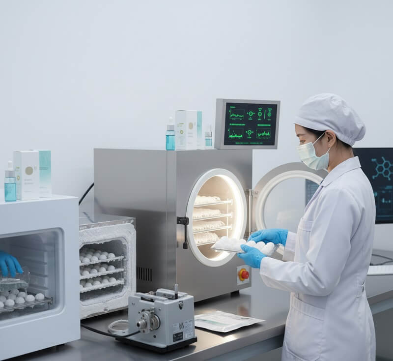 Quy trình sấy thăng hoa mỹ phẩm chuẩn Lab